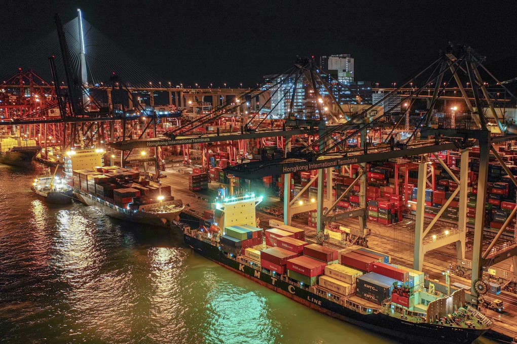 Kwai Chung cargo terminal. Hong Kong’s shipping and logistics sector is a major employer and contributor to the city’s economy. Photo: Martin Chan