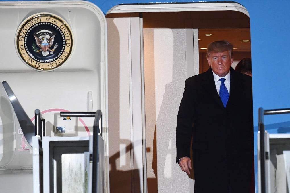 Monday’s protectionist flurry came US President Donald Trump was expected in London for a Nato summit. Photo: EPA