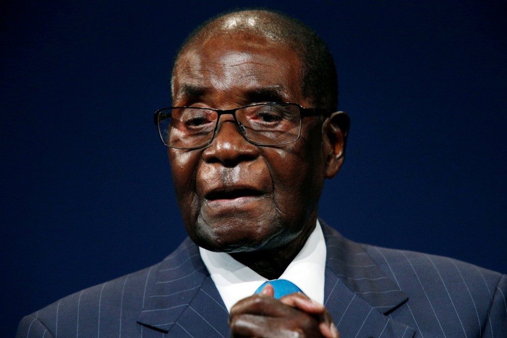 Former Zimbabwean president Robert Mugabe, who left behind assets of US$10 million in Zimbabwe. Photo: Reuters