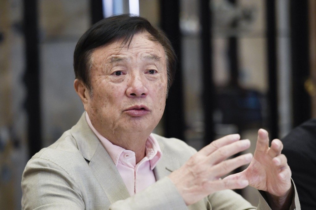 Huawei founder Ren Zhengfei says the company will shift its focus of development towards Canada. Photo: Kyodo