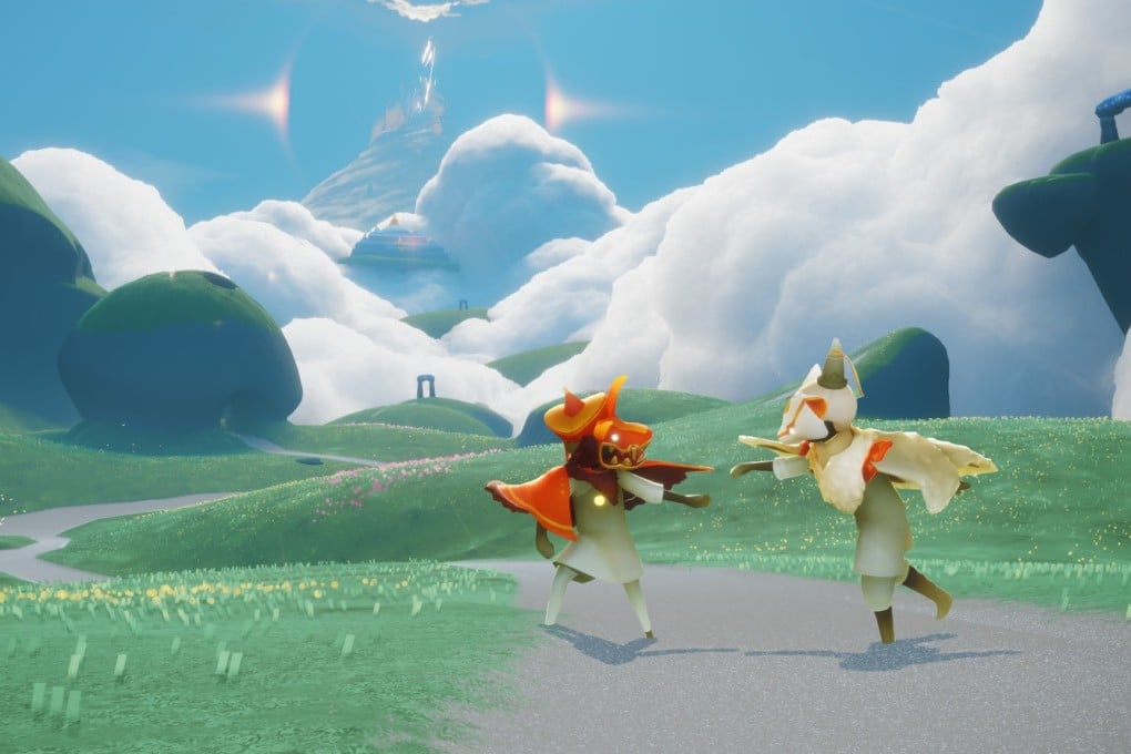 A screenshot of Sky: Children of the Light, which won iPhone Game of the Year at Apple’s awards for the best apps and games of 2019. A social role-playing game, it rewards kindness, not killer instinct.