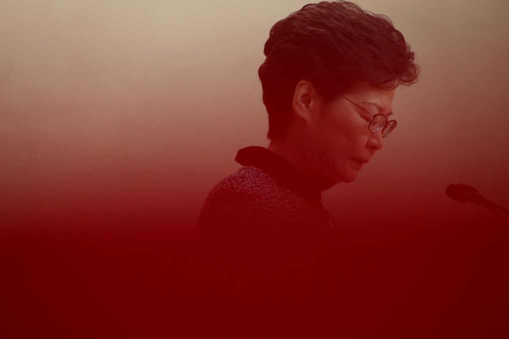 A motion to unseat Chief Executive Carrie Lam has failed to pass through the Legislative Council. Photo: Robert Ng