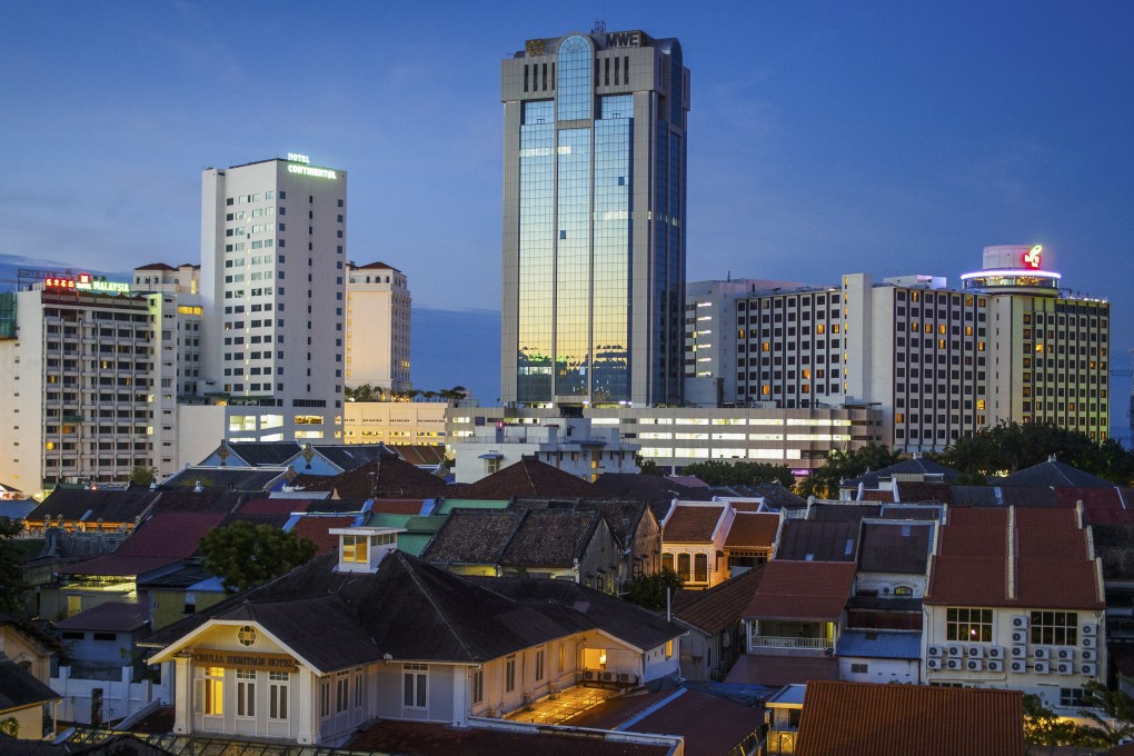 Sunset in Georgetown, the capital of the state of Penang in Malaysia. Photo: Handout