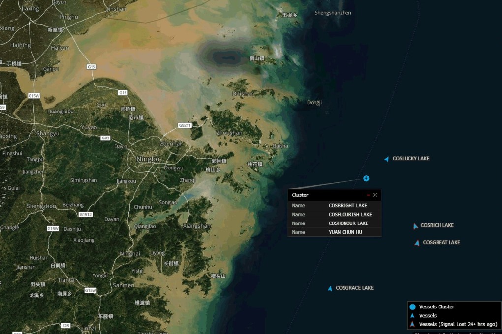 The fat of at least 15 oil tankers idling off the coast of China holds the key to determining the path of global freight rates. Photo: Handout