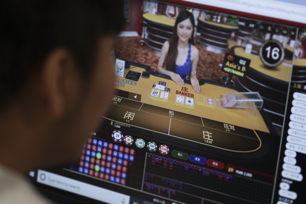 A gambling website in the Philippines has a live platform for customers to interact with the young female Chinese dealers. Photo: Tory Ho