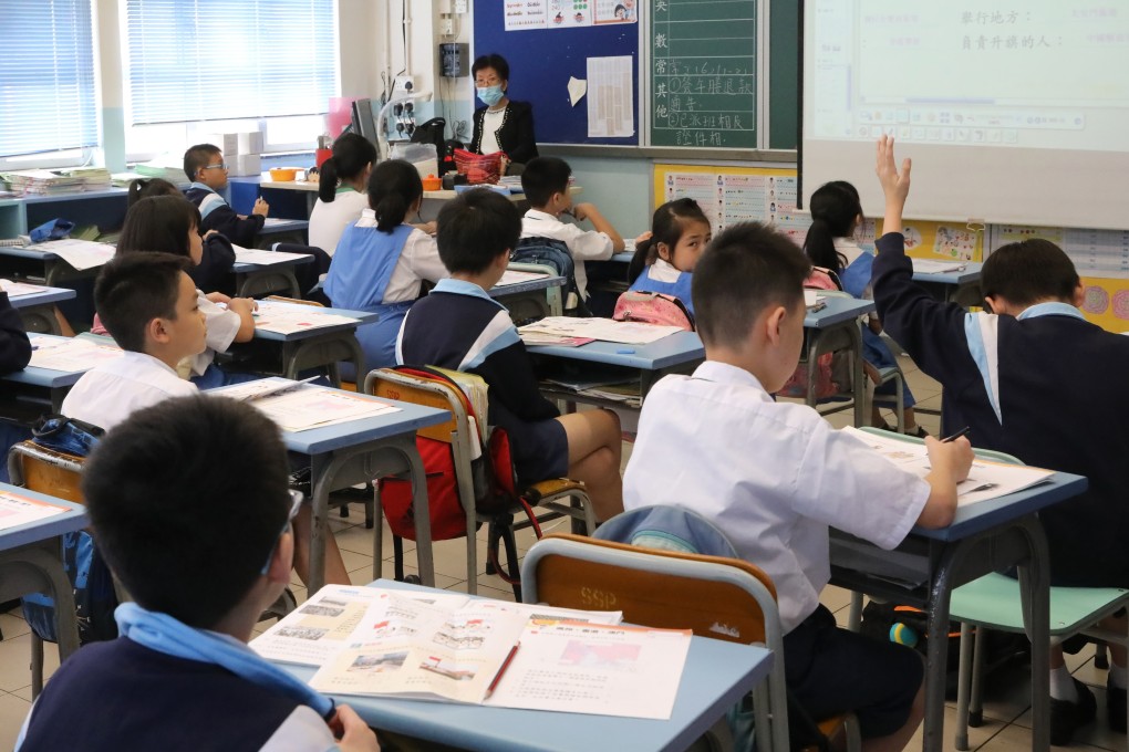 Students at the Shamshuipo Kaifong Welfare Association Primary School in Sham Shui Po, Hong Kong. Photo: K. Y. Cheng