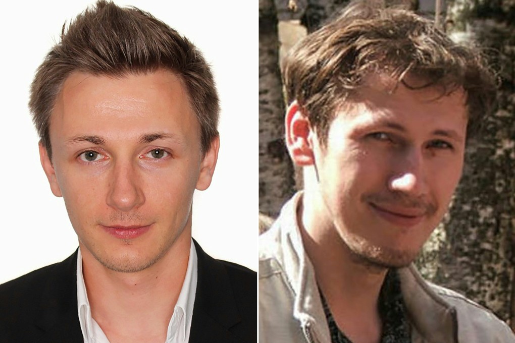 Undated images of Maksim Yakubets (left) and Igor Turashev, who were indicted by US authorities on Thursday. Photo: FBI via AFP