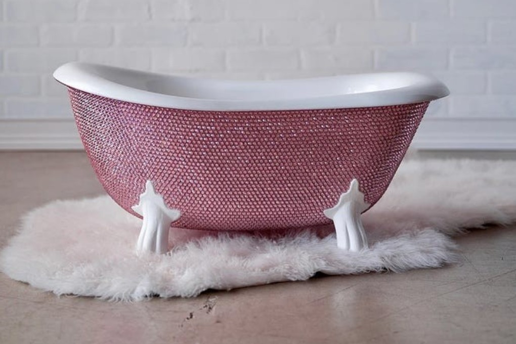 Fancy a bathtub encrusted with 8,600 Swarovski crystals for a Christmas gift this year? The customised creation costs US$5,200.