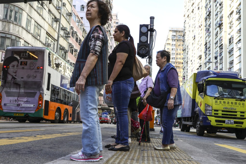 Traffic lights at Sai Wan Ho have been out of service in recent months because of damage and vandalism by anti-government protesters. Photo: May Tse