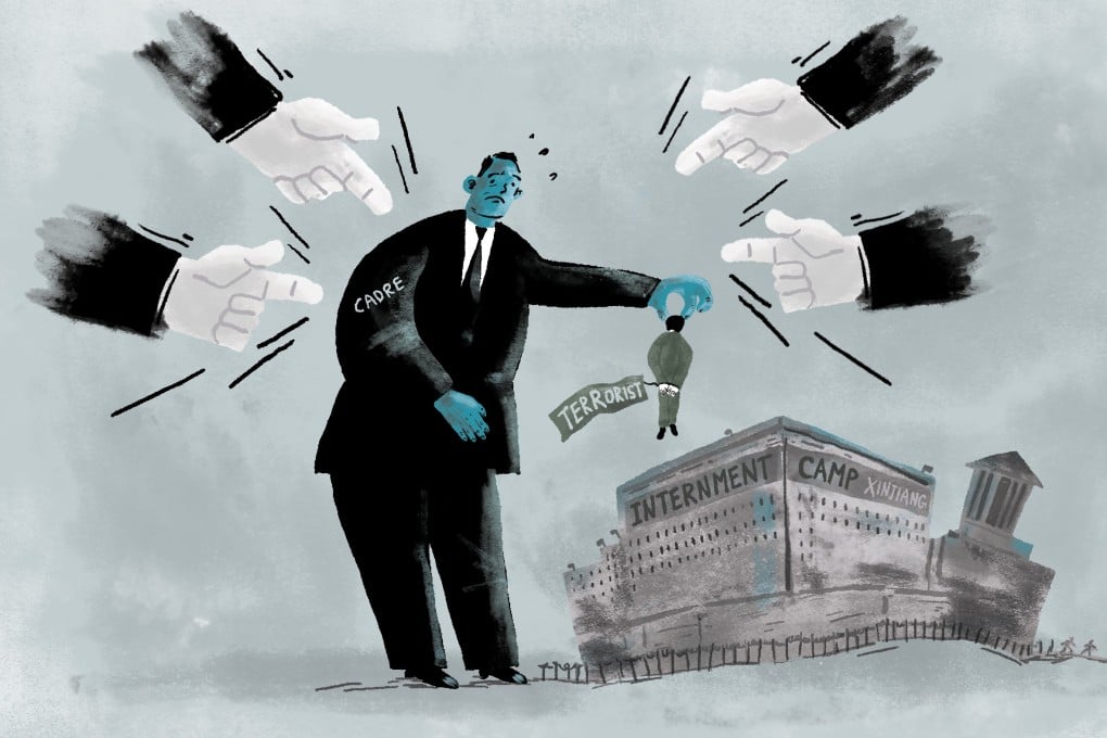 While Muslim communities are in lockdown, the Han population is voting with its feet and leaving the region, sources say. Illustration: Brian Wang