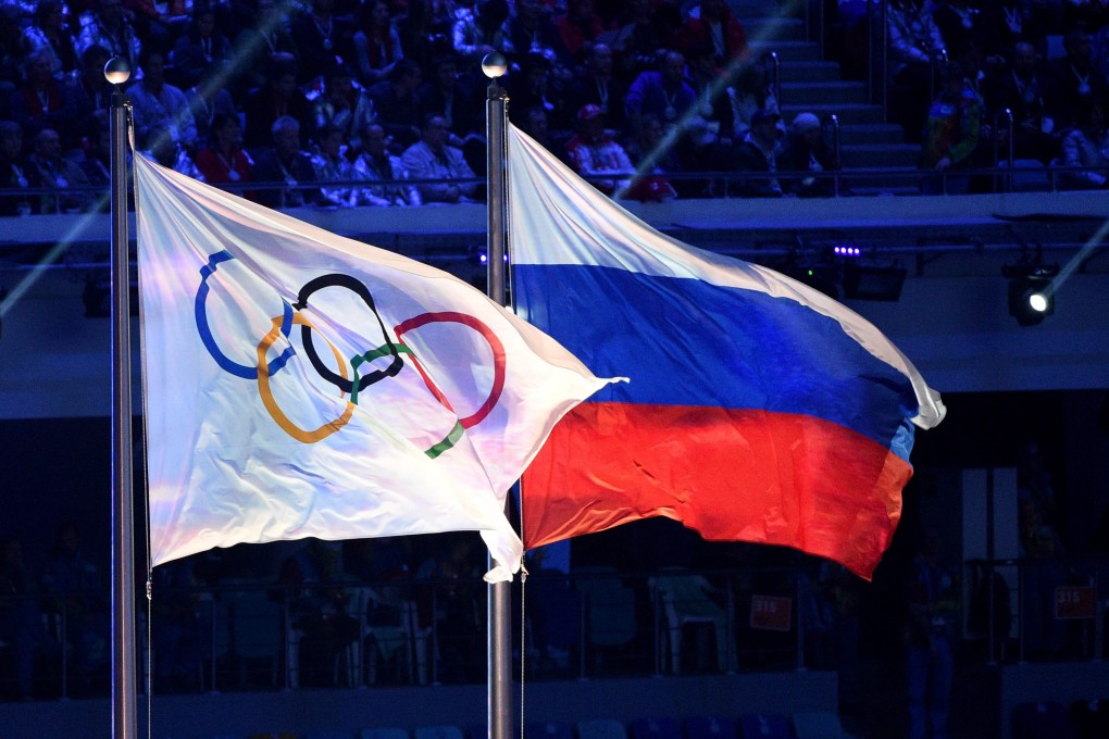 Russia’s flag will not fly at next year’s Tokyo Olympics if Wada has its way. Photo: AFP
