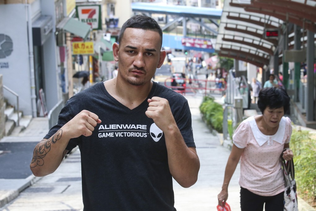 UFC featherweight champion Max Holloway in Sai Ying Pun in August 2017. Photo: K.Y. Cheng