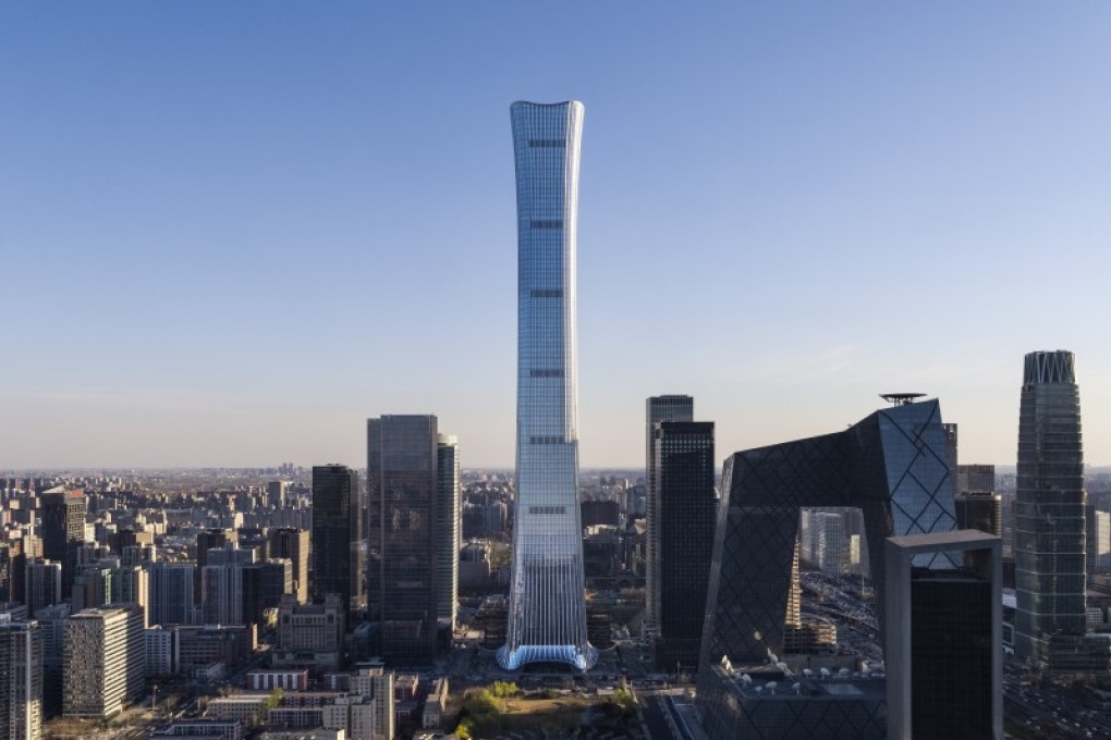 The 109-storey Citic Tower, also known as China Zun, dominates Beijing skyline at 528 metres above ground. Photo:tallinnovation.com