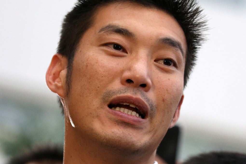 Future Forward Party leader Thanathorn Juangroongruangkit talks to the media in November after being stripped of his MP status. His party faces dissolution. Photo: EPA-EFE