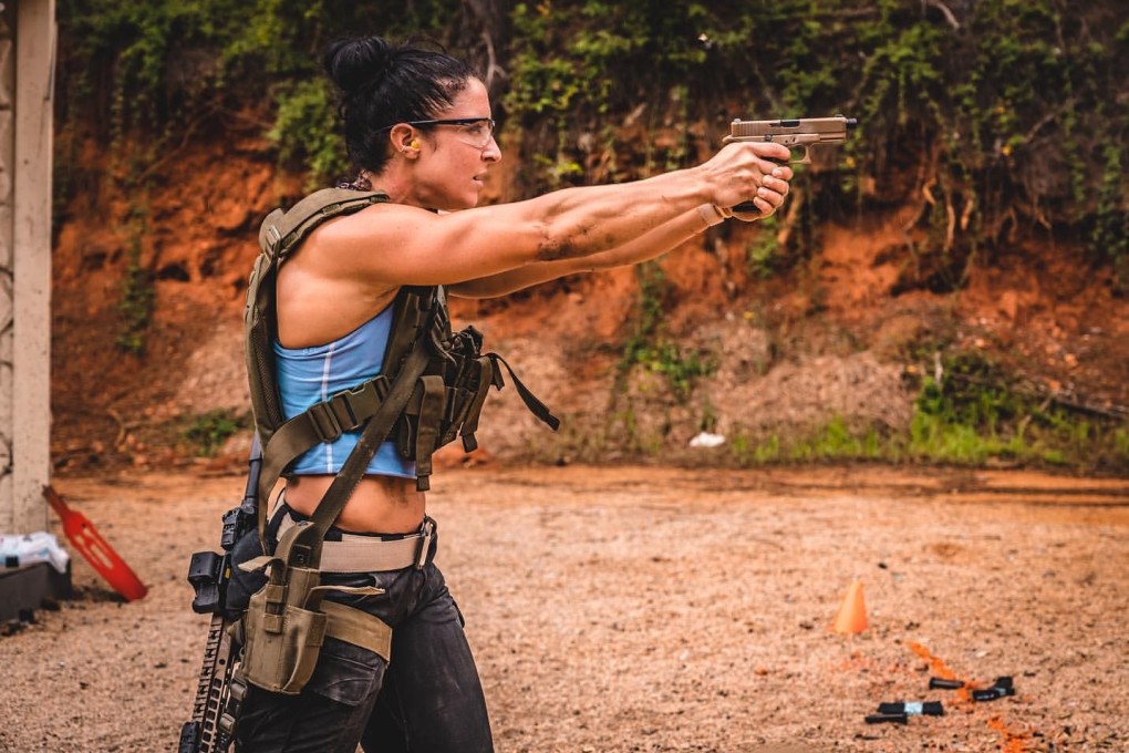 Callerina Natori definitely knows how to handle herself outside of CrossFit. Photo: @recon_ro
