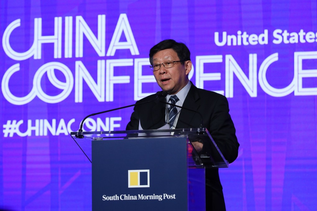 Chen Deming, who headed China’s Ministry of Commerce in Beijing from 2007 to 2013, was speaking at “China Conference USA: Competition or Cooperation?” on Tuesday, the first event hosted by the South China Morning Post in New York. Photo: SCMP Pictures