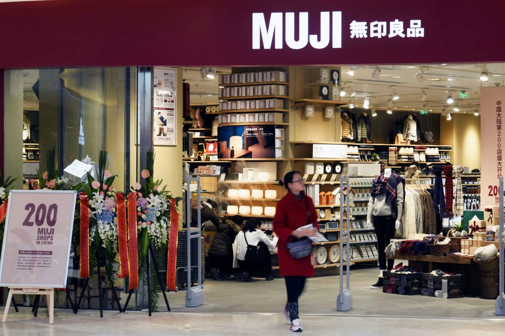 Muji entered the mainland China market in 2005. Photo: Reuters