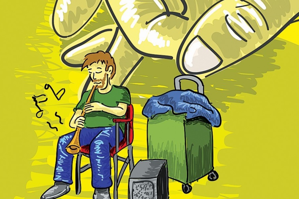 Begpackers, possibly the most entitled tribe of travellers. Illustration: Mario Riviera