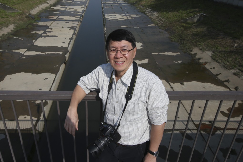 Ng Cho-nam, associate professor of geography at University of Hong Kong, at the Kam Tin River in 2016. Photo: David Wong