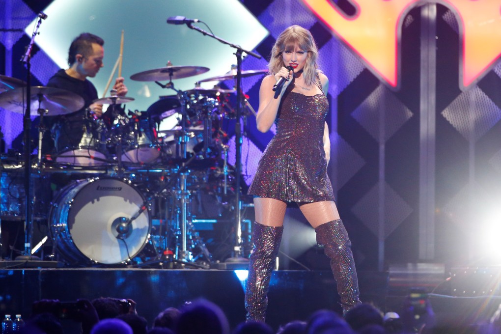 Taylor Swift performs during the iHeartRadio Jingle Ball concert at Madison Square Garden on Friday. Photo: Reuters