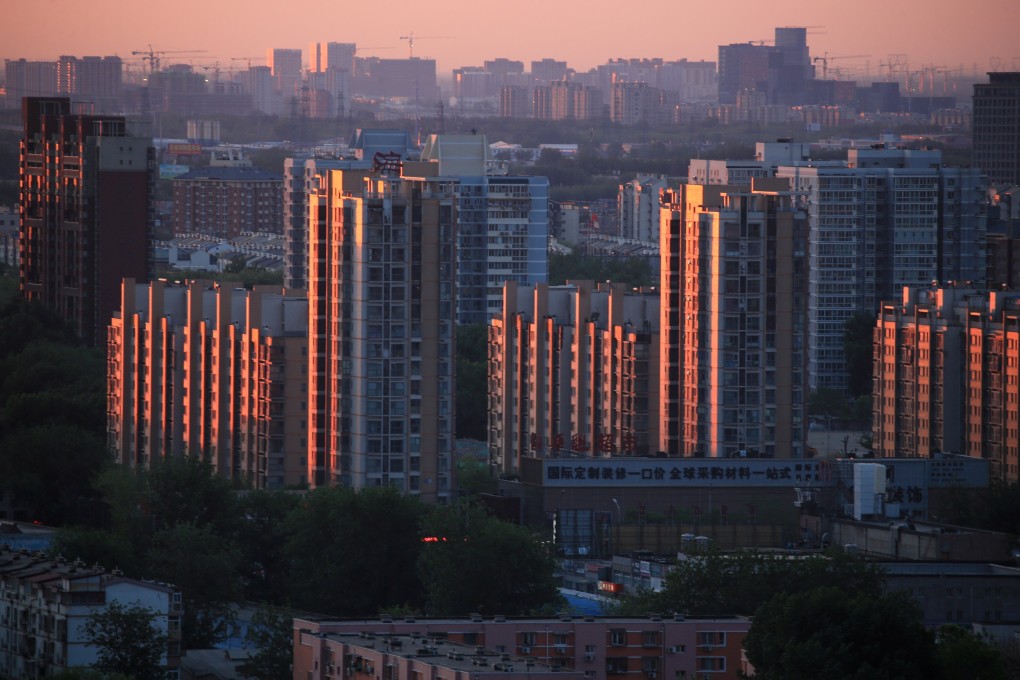 Beijing property skyline seen at dawn in April 2017. Photo: Reuters