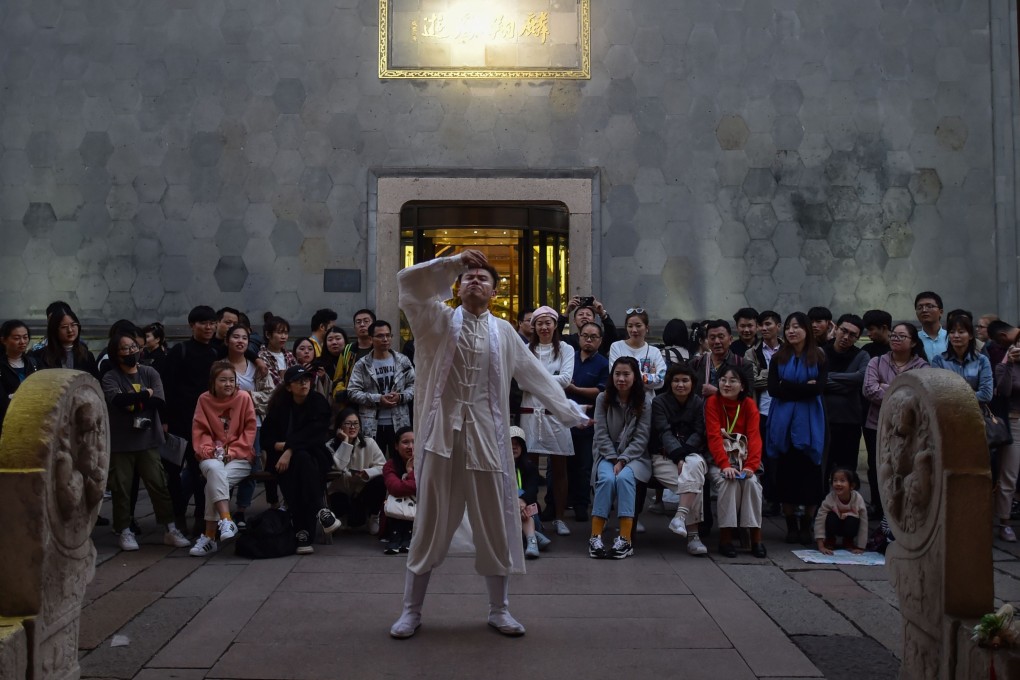 A performance during the 7th annual Wuzhen Theatre Festival in the eastern Chinese province of Zhejiang where directors enjoy slightly more creative freedom than elsewhere in China. Photo: AFP