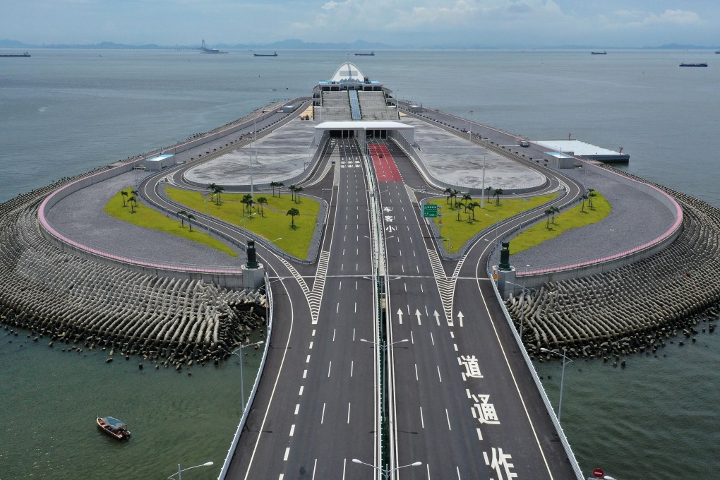 The family claim the man was arrested at a new checkpoint set up by the Zhuhai Public Security Bureau on an artificial island. Photo: Martin Chan