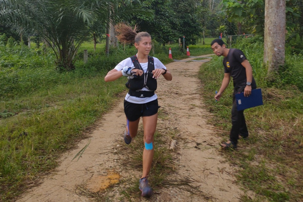 Verronika Vadovicova, winner of the Asia Trail Master 2019, on the 85km The North Face Malaysia Mountain Trail Festival in Taiping, Perak, Malaysia, the final race of the series. Photo: Handout