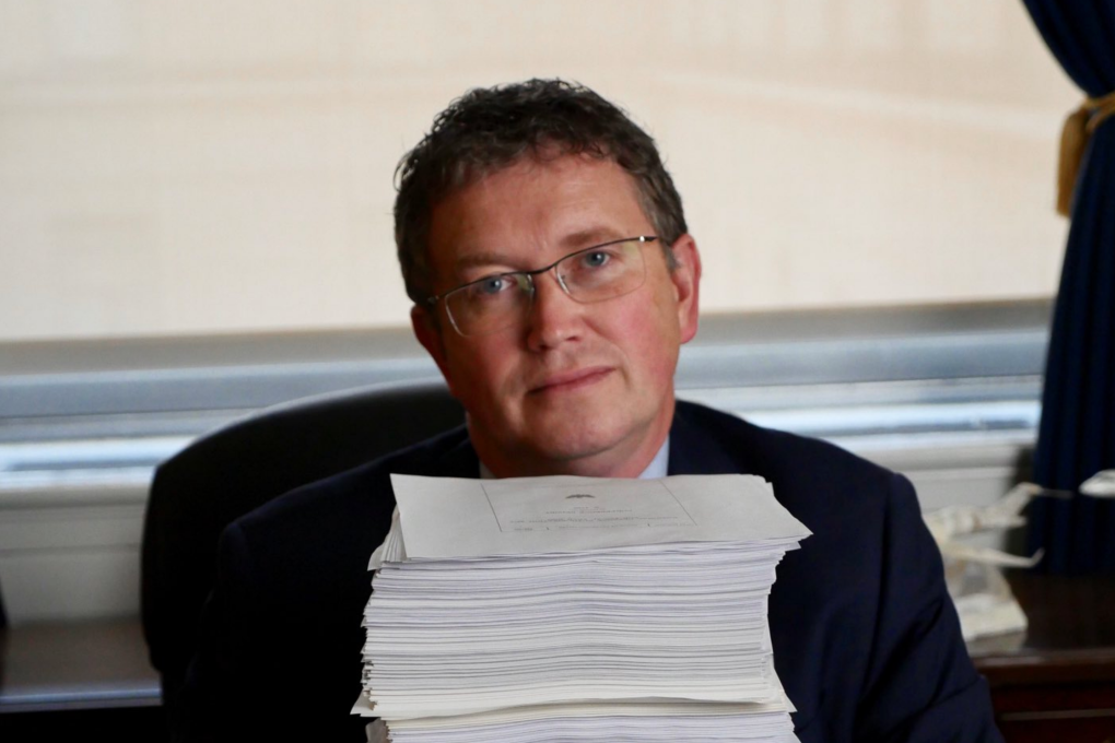 Representative Thomas Massie, Republican of Kentucky, was the one “no” vote in legislation targeting China over its human rights record. Photo: Twitter