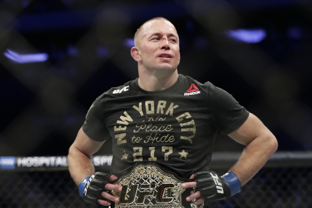 Georges St-Pierre is considering another UFC comeback. Photo: AP