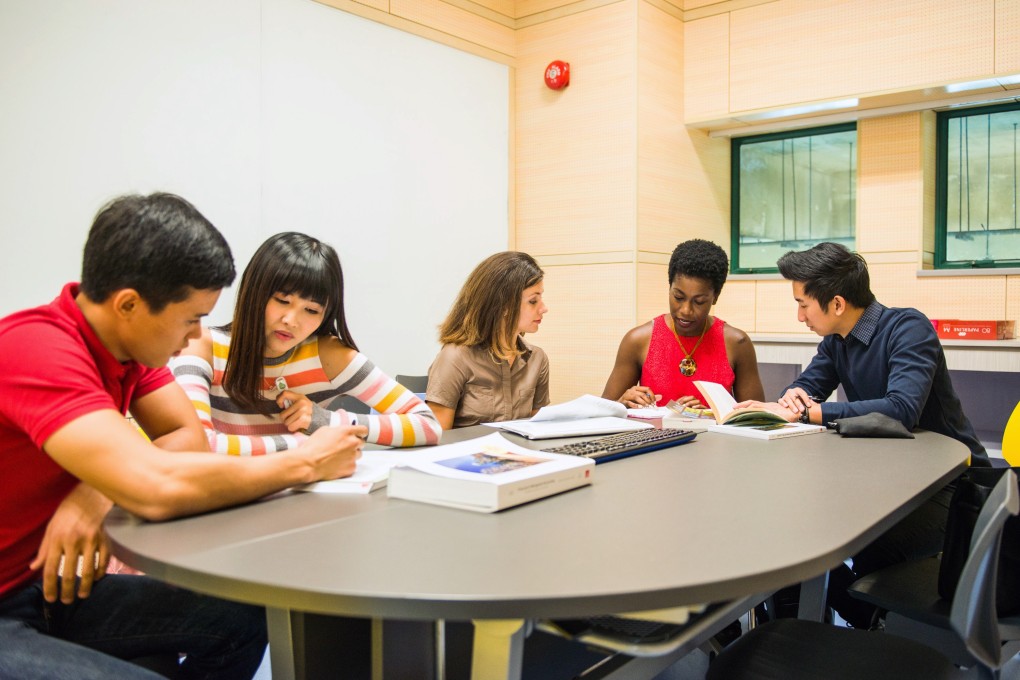 Students at Hong Kong Baptist University. Photo: HKBU
