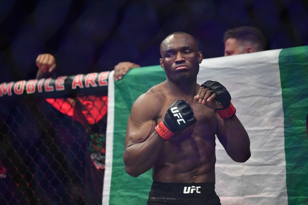 Kamaru Usman before his bout against Colby Covington at UFC 245. Photo: USA TODAY Sports
