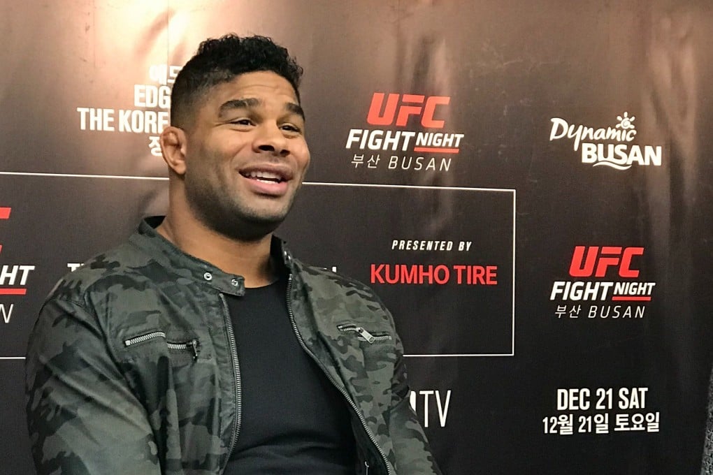 Alistair Overeem at the UFC Fight Night Busan media day in South Korea. Photo: Nicolas Atkin