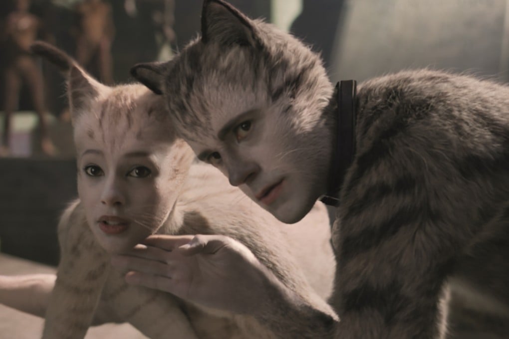 Francesca Hayward (left) and Robbie Fairchild in a scene from Cats (category I), directed by Tom Hooper. It also stars Taylor Swift, Dame Judi Dench and Idris Elba. Photo: Universal Pictures