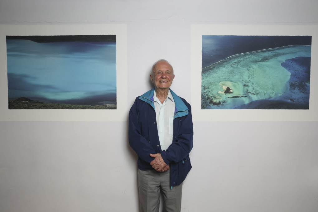 Bob Tatz in Hong Kong last month at Pier 8 in Central. Now 88, he has written a book about his memories of the Japanese attack on the then British colony and his time as an orphan in captivity in the city. Photo: Antony Dickson