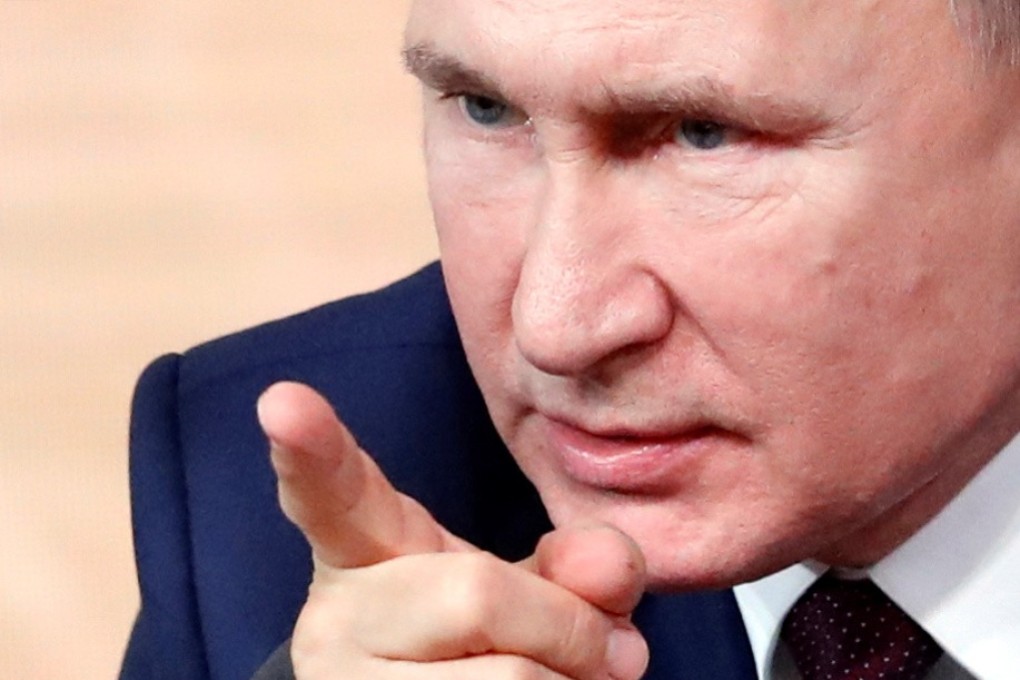 Russian President Vladimir Putin at his annual end-of-year news conference in Moscow. Photo: Reuters