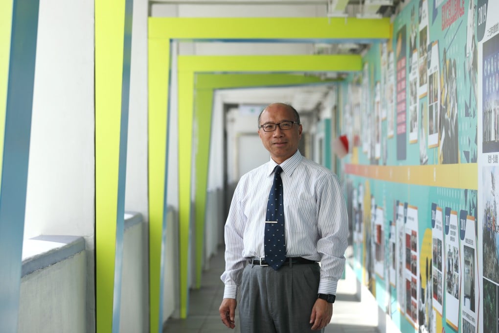 Secondary school principal Teddy Tang says the Polytechnic University unrest left him heartbroken. Photo: Xiaomei Chen