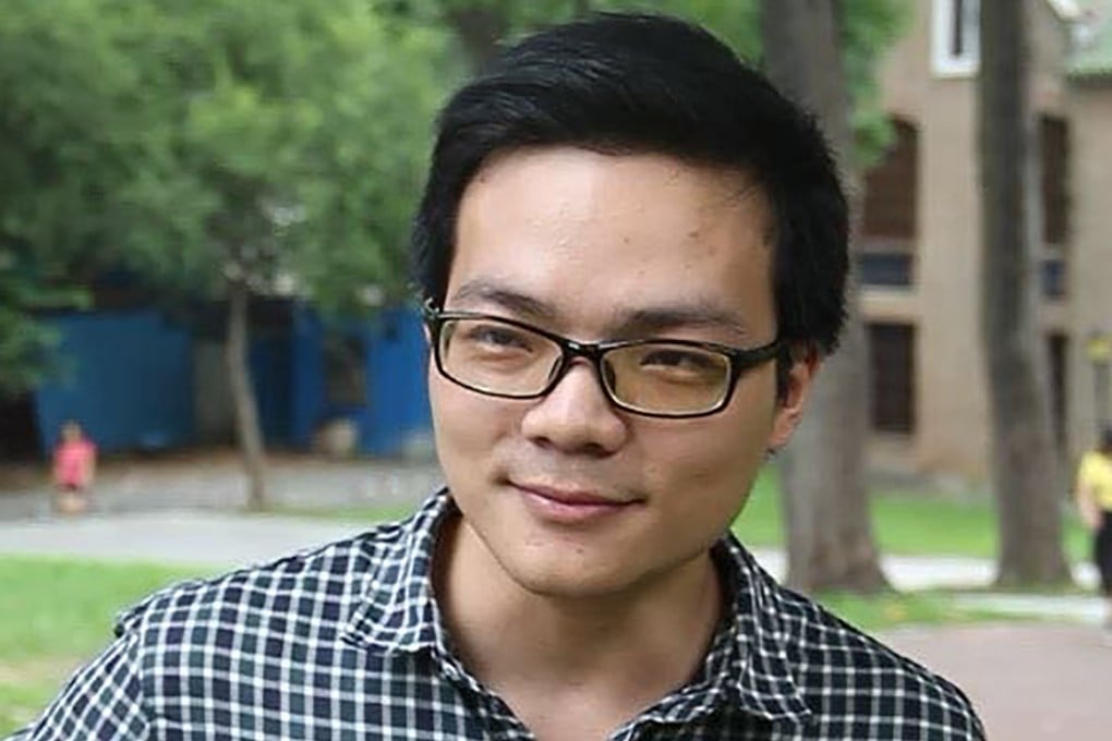 Chinese activist Chen Weixiang, a campaigner for the rights of sanitation workers, has been detained by police in the southern city of Guangzhou. Photo: CNA