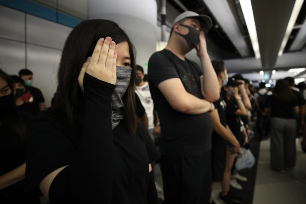 During the protests in Hong Kong, the colour of what you wore took on great meaning. Here protesters wear their trademark all-black outfits. Photo: Winson Wong