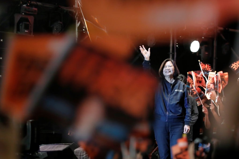 Taiwanese President Tsai Ing-wen is seeking a second term. Photo: Reuters