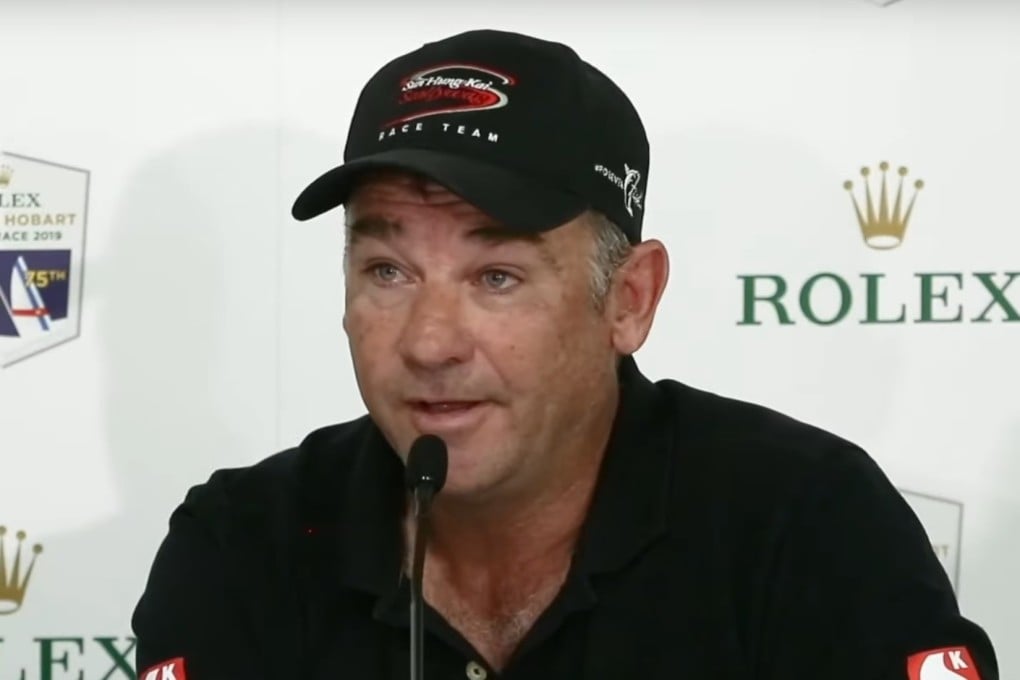 David Witt speaks at a press conference for the 2019 Sydney to Hobart Bluewater Classic. Photo: Sydney Hobart Race