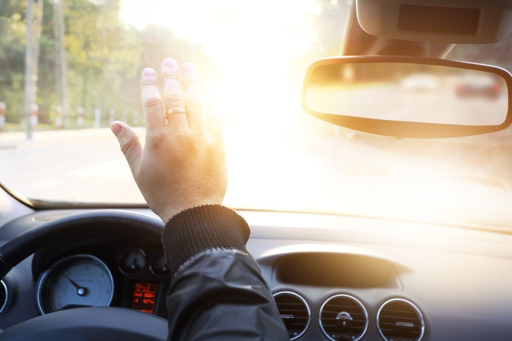 Driving into the sun