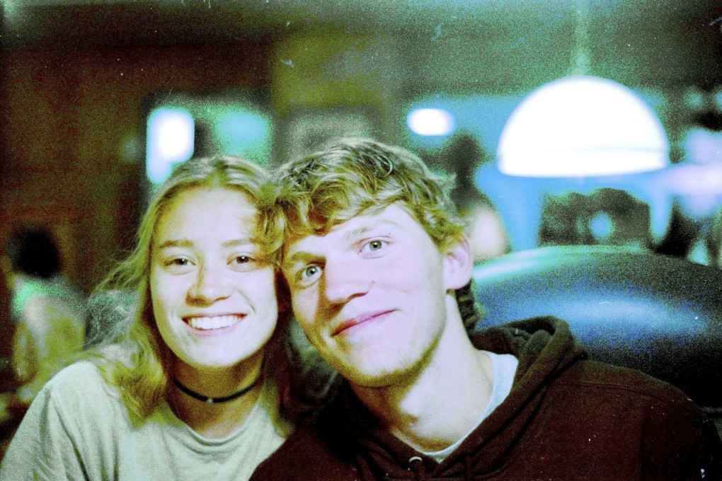 Riley Howell (right) in a September 2017 photo. Photo: Matthew Westmoreland via AP
