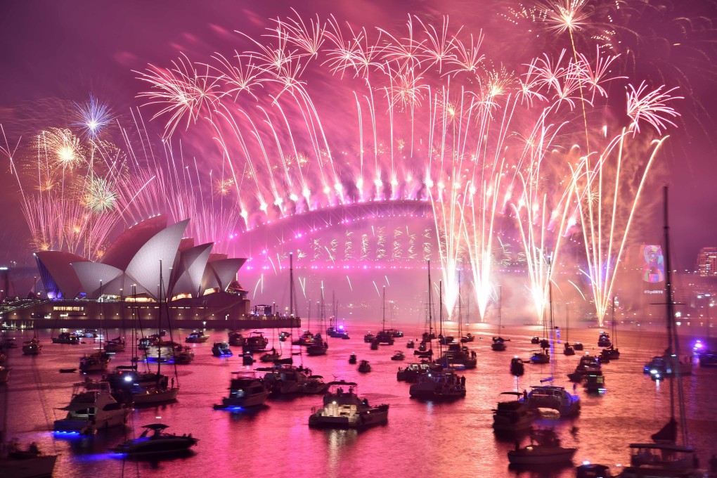 New Year's Eve fireworks erupt over Sydney's iconic Harbour Bridge and Opera House during the fireworks show on January 1, 2019. File photo: AFP