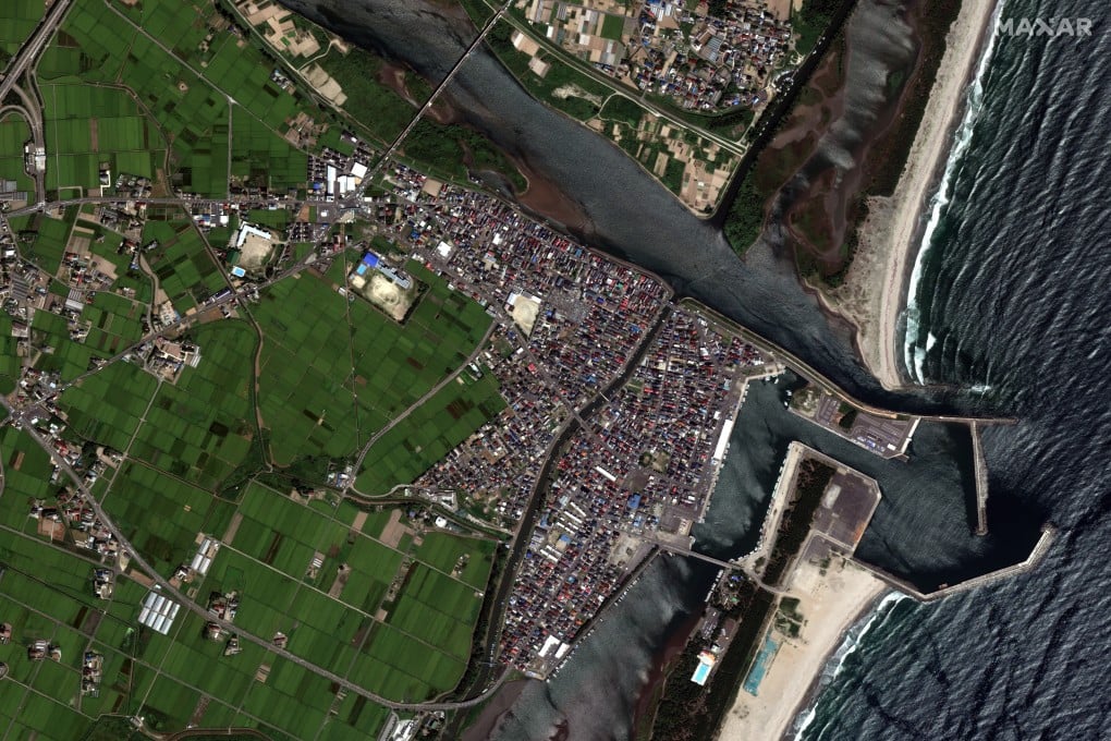 Sendai in Japan is seen before a tsunami hit, in this satellite image taken on August 23, 2010 and released by Maxar Technologies. Photo: EPA-EFE