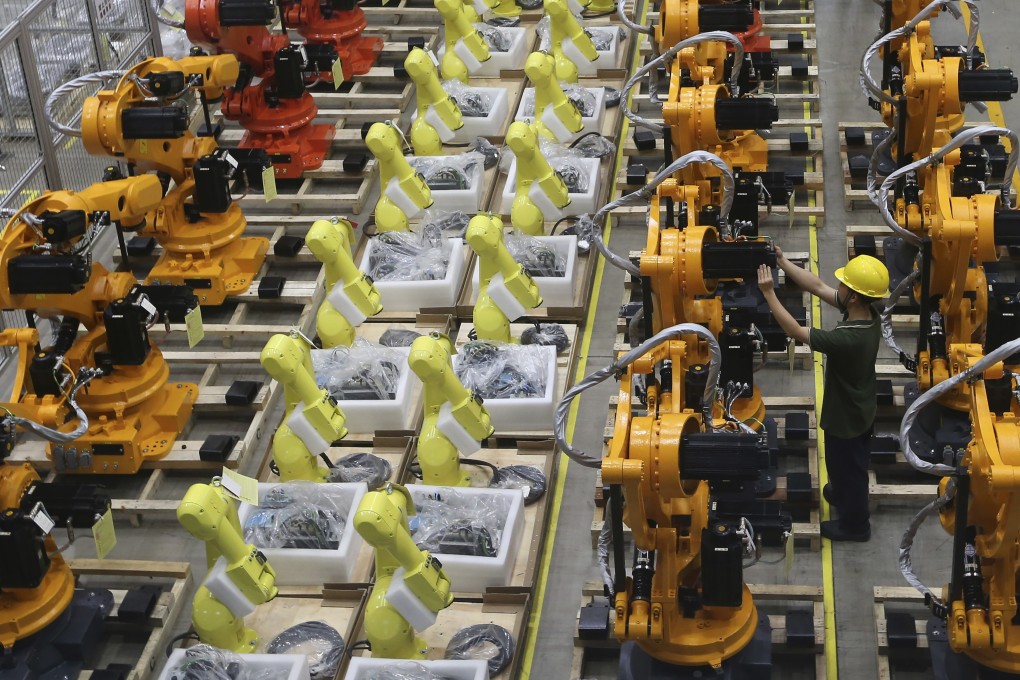 China’s industrial profits rose by 5.4 per cent last month, mainly due to a strong performance from private firms. Photo: AP