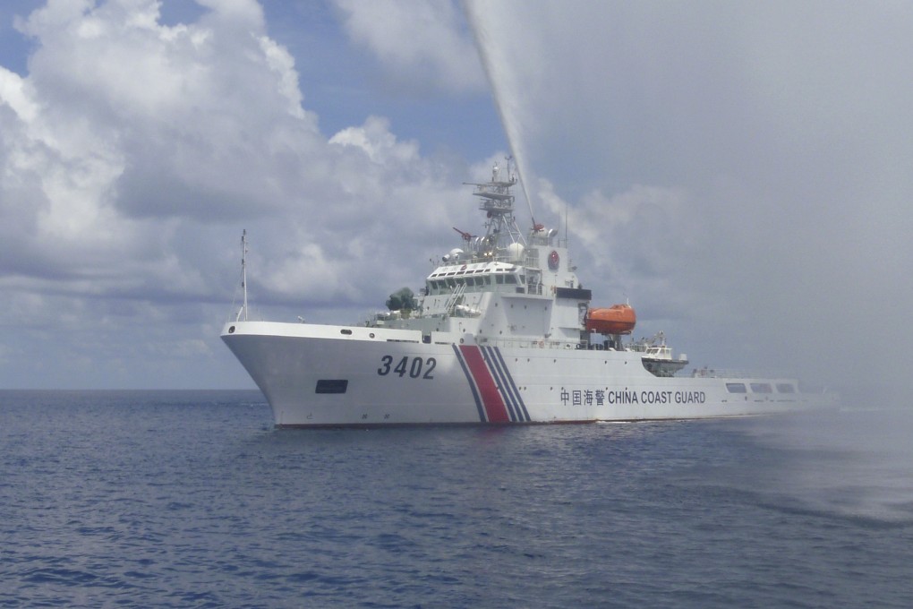 Chinese coastguard vessels have been known to stray many thousands of kilometres away from China’s actual coastline. Photo: AP