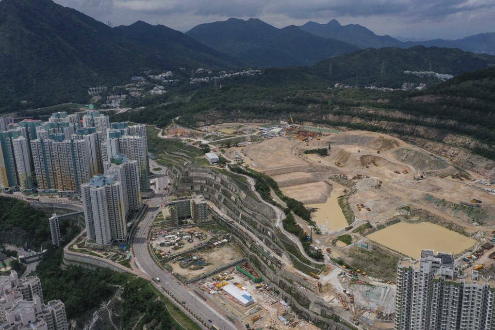 A general view of Anderson Quarry in Kwun Tong, one of the sites to be released by the Hong Kong government for private homes development. Photo: Martin Chan