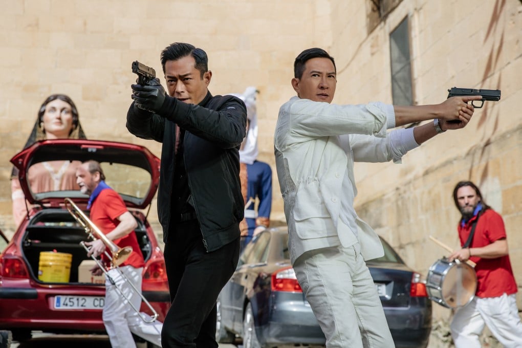 Louis Koo (left) and Nick Cheung in a still from Line Walker 2.