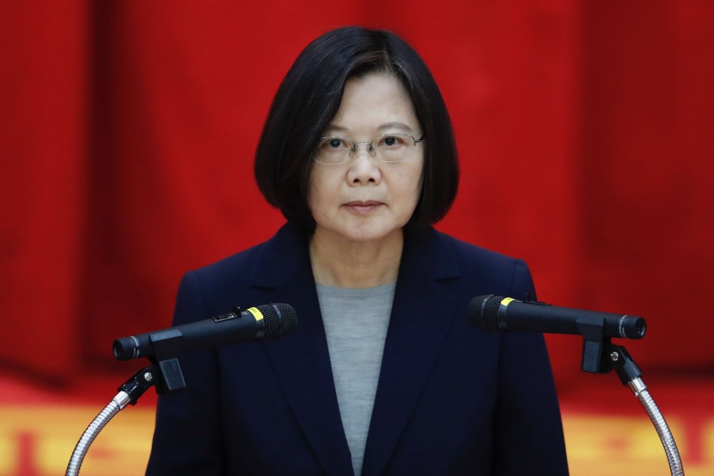 President Tsai Ing-wen has accused Beijing of interfering in the island’s elections. Photo: EPA-EFE